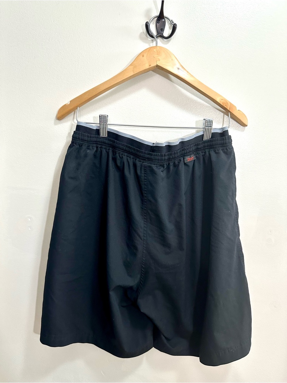 SAXX Men’s Athletic Black Shorts Size XL - Picture 5 of 9